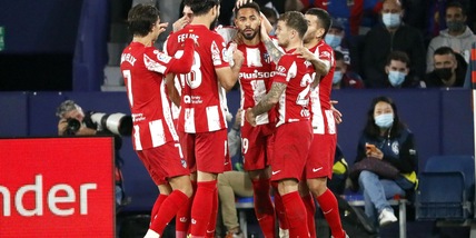 Liga, pari Atletico Madrid con il Levante. La Real Sociedad è prima
