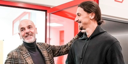 Pioli: "Da quando c'è Ibra non entro più nello spogliatoio del Milan"