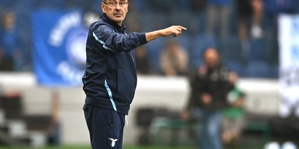Atalanta-Lazio, Sarri: "C'è l'amaro in bocca. Immobile? Mi tocca frenarlo"