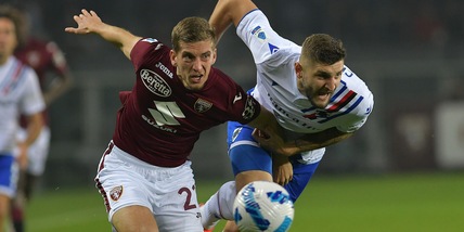 Torino-Sampdoria 3-0, il tabellino