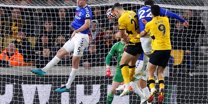 Everton, terzo ko di fila: il Wolverhampton vince 2-1