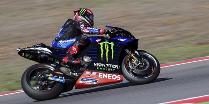 MotoGp, prove libere 2 GP Algarve: Quartararo sempre primo davanti Bagnaia, Rossi chiude 21°