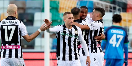 L'Udinese ritrova il successo, Sassuolo ko. La Samp perde ancora