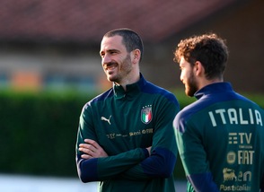 Italia, Bonucci torna in gruppo. Ancora out Chiellini e Barella