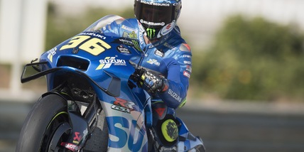 MotoGp, Gp Valencia: Mir comanda il warm-up
