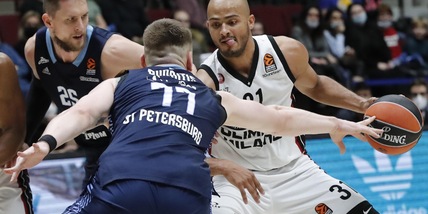 Eurolega, Milano cade anche con lo Zenit: termina 74-70