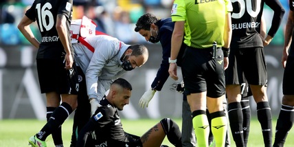 L'Udinese perde Pereyra a lungo: deve operarsi alla clavicola