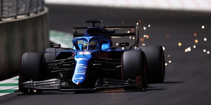 F1, livrea speciale per Alpine in Arabia Saudita per festeggiare le 100 gare con Castrol