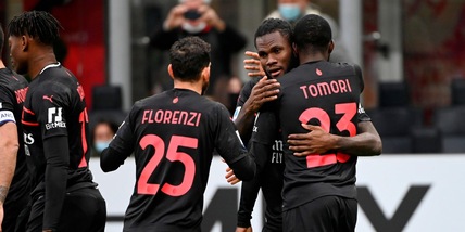 Milan-Salernitana 2-0: Pioli sale al primo posto