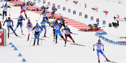 Mondiali di biathlon: Italia 6ª nella staffetta femminile, vince la Francia