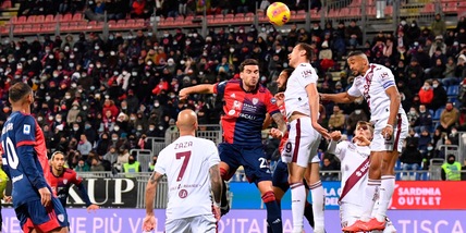 Cagliari-Torino 1-1, Joao Pedro frena i granata di Juric