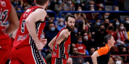 Olimpia Milano, Datome out a Montecarlo: affaticamento
