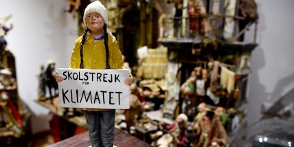 Greta Thunberg diventa una statuina del presepe
