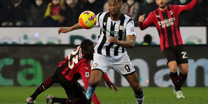 Udinese-Milan 1-1, il tabellino
