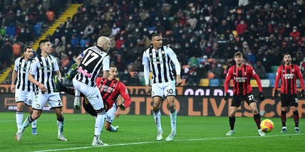 Udinese-Milan 1-1: Ibrahimovic salva Pioli al 92'