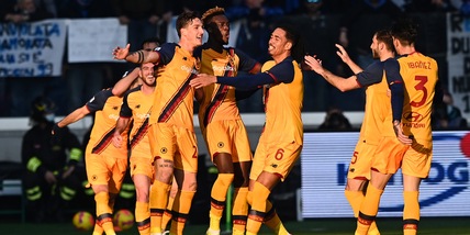 Atalanta-Roma 1-4: doppio Abraham, Mourinho ferma Gasperini