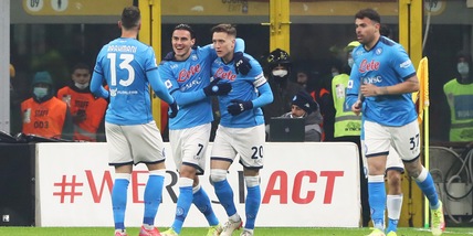 Milan-Napoli 0-1: Elmas gol, Inter campione d'inverno