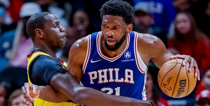 Embiid straripante con Philadelphia, Curry torna e Golden State vola
