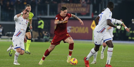 Roma-Sampdoria 1-1, il tabellino