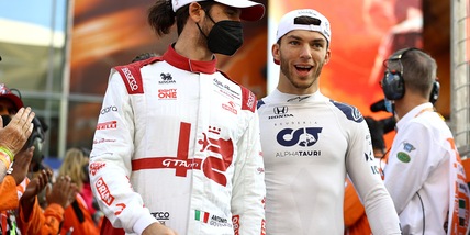 F1, Gasly su Giovinazzi: "Triste per il suo addio"