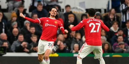 Cavani regala il pari allo United con il Newcastle. Ronaldo in ombra