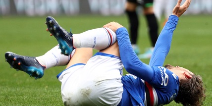 Sampdoria, maglia speciale per Gabbiadini nel riscaldamento