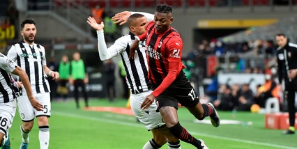 L'Udinese ferma la corsa del Milan: Udogie risponde a Leao