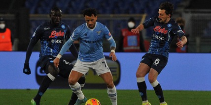 Lazio-Napoli 1-2, il tabellino