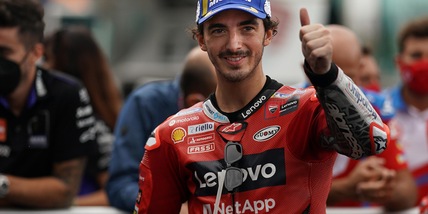 MotoGp, Bagnaia: "Mi piacerebbe rimanere in Ducati per tutta la carriera"