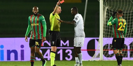Giudice serie B: tre giornate di squalifica per Mensah del Pordenone