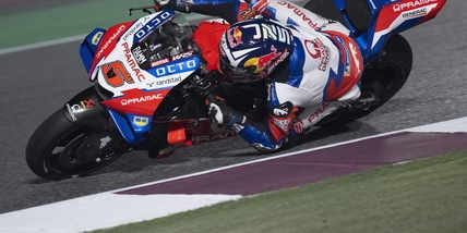 MotoGp, Gp Qatar: Zarco il più veloce nelle FP4, 8° Bagnaia