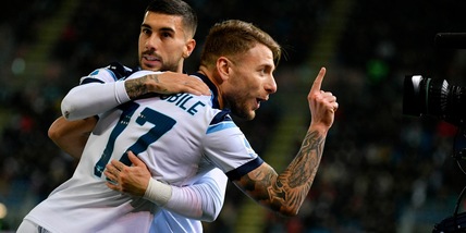 Cagliari-Lazio 0-3: Immobile da record, Felipe Anderson super