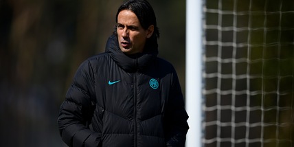 Juve-Inter, Inzaghi dirige l'allenamento poi incontra Zhang