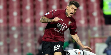 Salernitana, si ferma Perotti: lesione muscolare al soleo