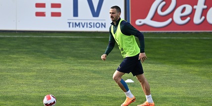 Bonucci, buone notizie: allenamento in gruppo con l'Italia