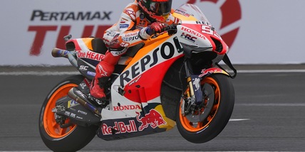 MotoGp, Marquez: "Quando ho visto che ero veloce ho iniziato a girare più tranquillo"