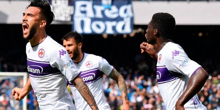 Fiorentina, dopo il successo sul Napoli tifosi euforici