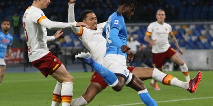Napoli-Roma 1-1, il tabellino