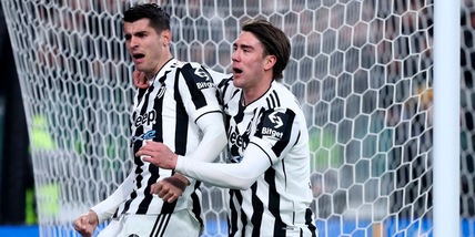 Juve-Fiorentina: Morata in pole con Vlahovic