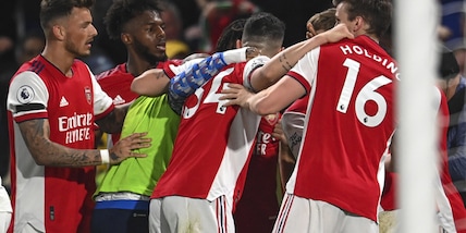 Premier: l'Arsenal supera il Chelsea di Lukaku, il City ritorna in vetta