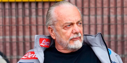 Il Napoli riparte, De Laurentiis presente all'allenamento
