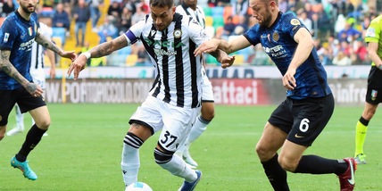 Udinese-Inter 1-2, il tabellino