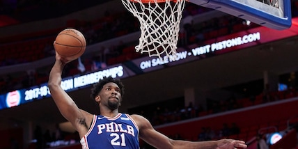 Nba, Philadelphia fa paura con Embiid. Successo Bucks all'overtime