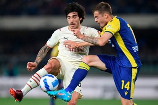 Verona-Milan 1-3, il tabellino