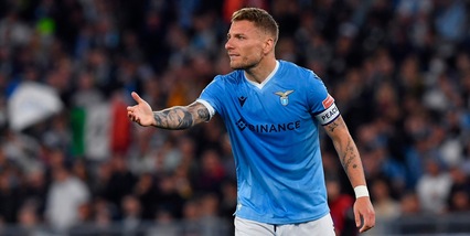 Juve-Lazio, Immobile ci prova: la caviglia fa ancora male