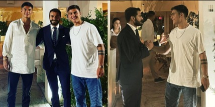 Dybala e Correa a cena insieme a Miami: "Benvenuto all'Inter"