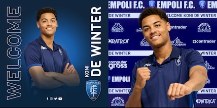 Juve, De Winter in prestito all'Empoli: ora è ufficiale