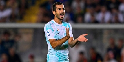 Inter, risentimento ai flessori della coscia per Mkhitaryan