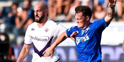 Empoli-Fiorentina 0-0: Zanetti finisce in 9 ma resiste