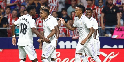 Liga, il Real Madrid vince il derby: Rodrygo e Valverde affondano l'Atletico